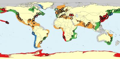 Jellyfish map, Brotz et al., 2012